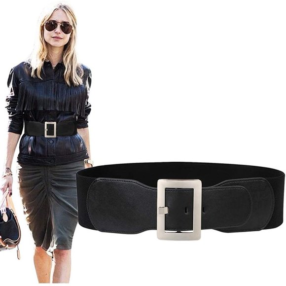 Women Wide Cinch Waist Belt Ladies Fashion Belt - Picture 1 of 6
